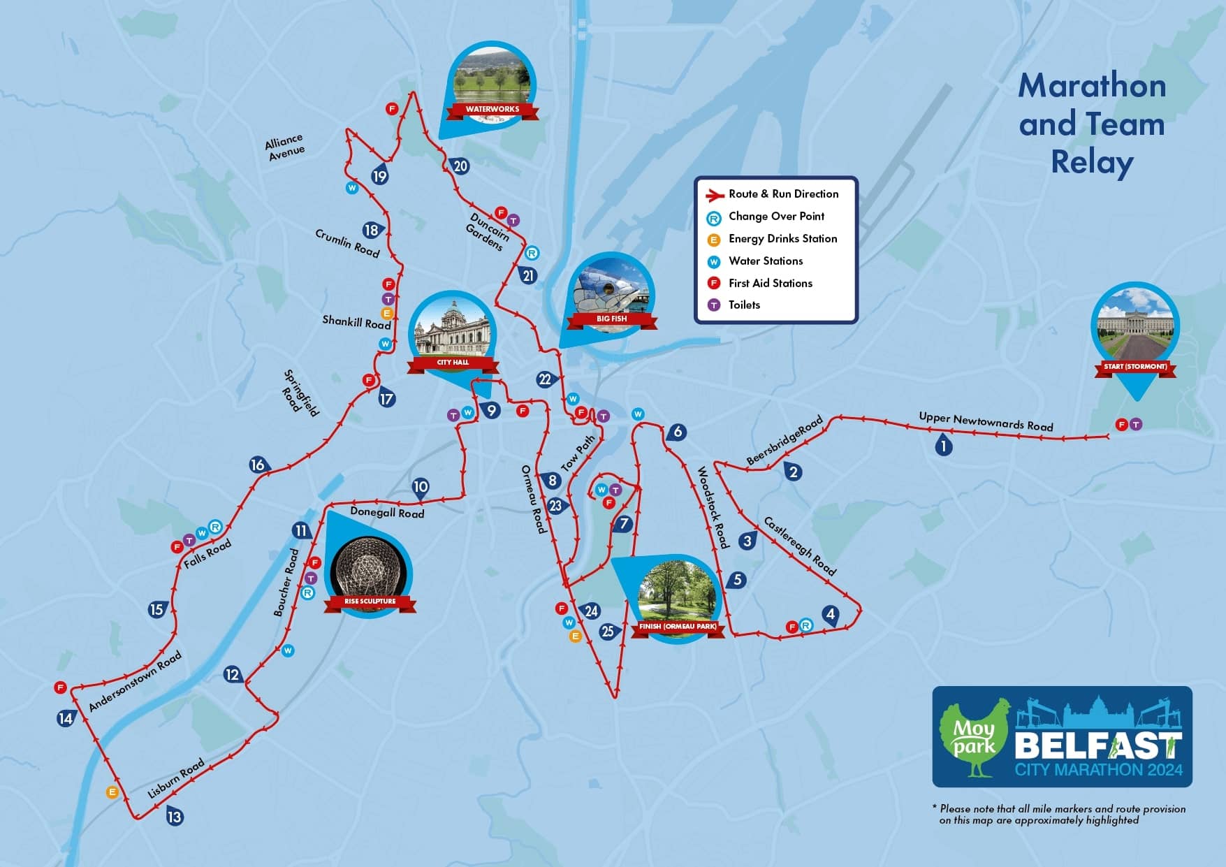 Belfast City Marathon 2024 Registration 2023 Results   2024 Map Marathon Map 01 Min 