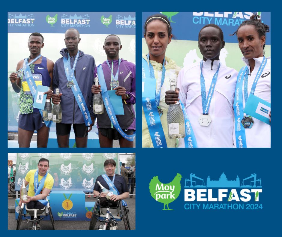 Kemboi claims victory at 42nd Moy Park Belfast City Marathon 