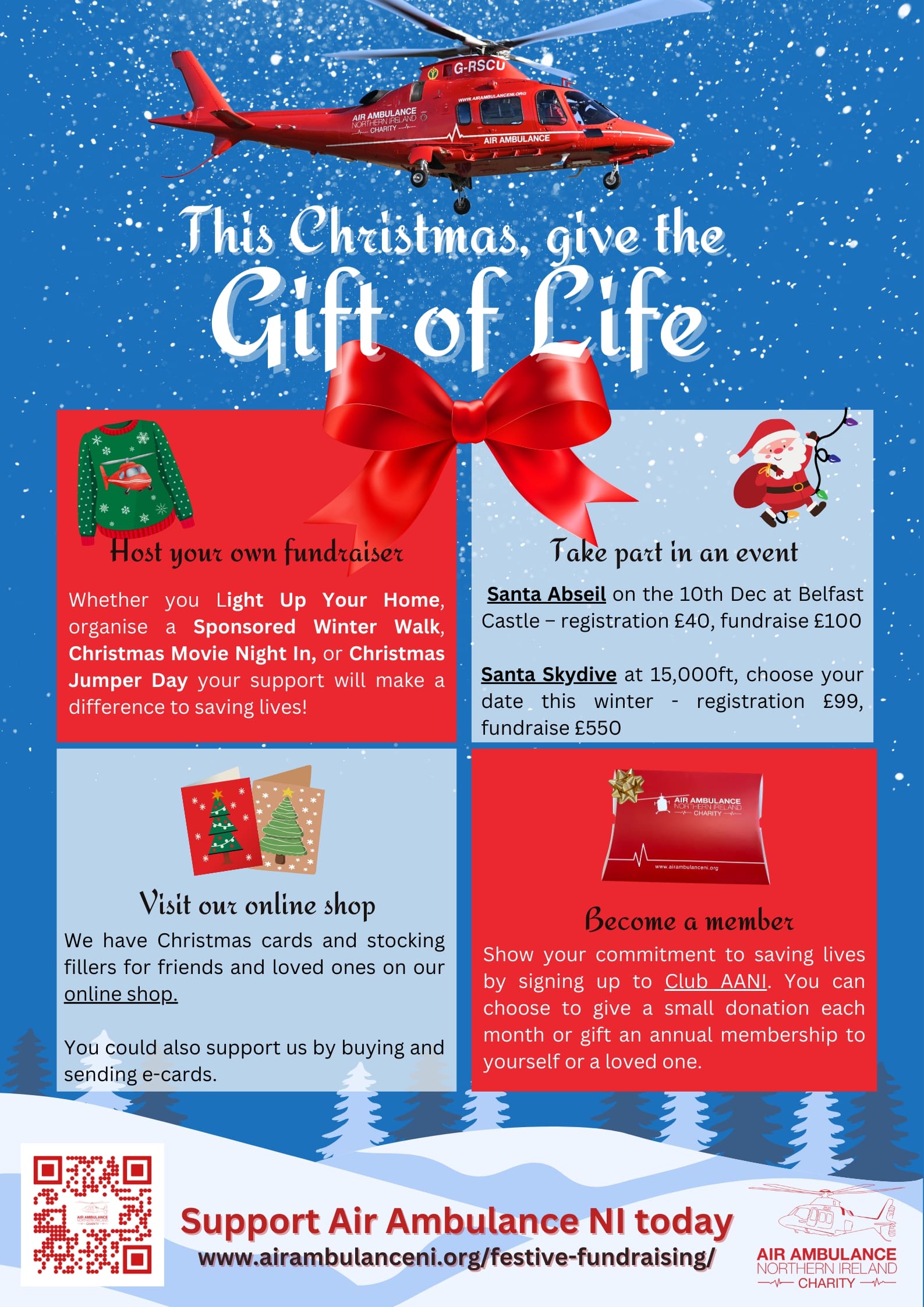 Air Ambulance appeals for the gift of life this Christmas!