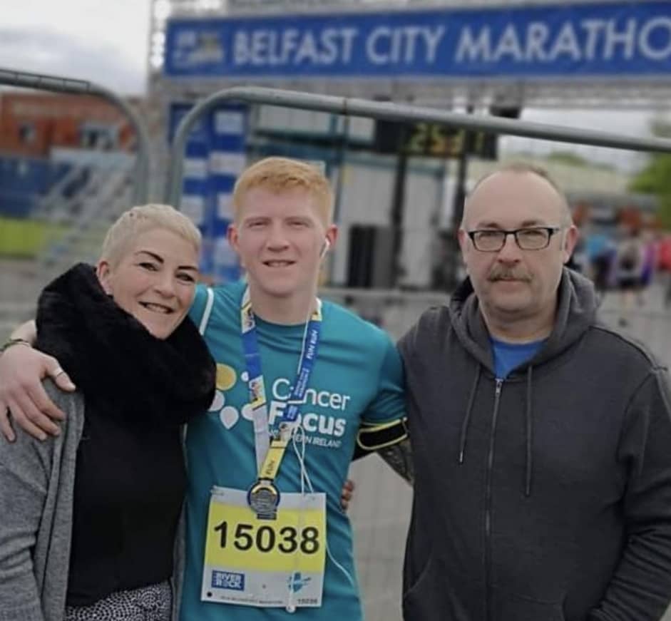 Student gets on the ball with the EARLY RATE and runs for Cancer Focus NI