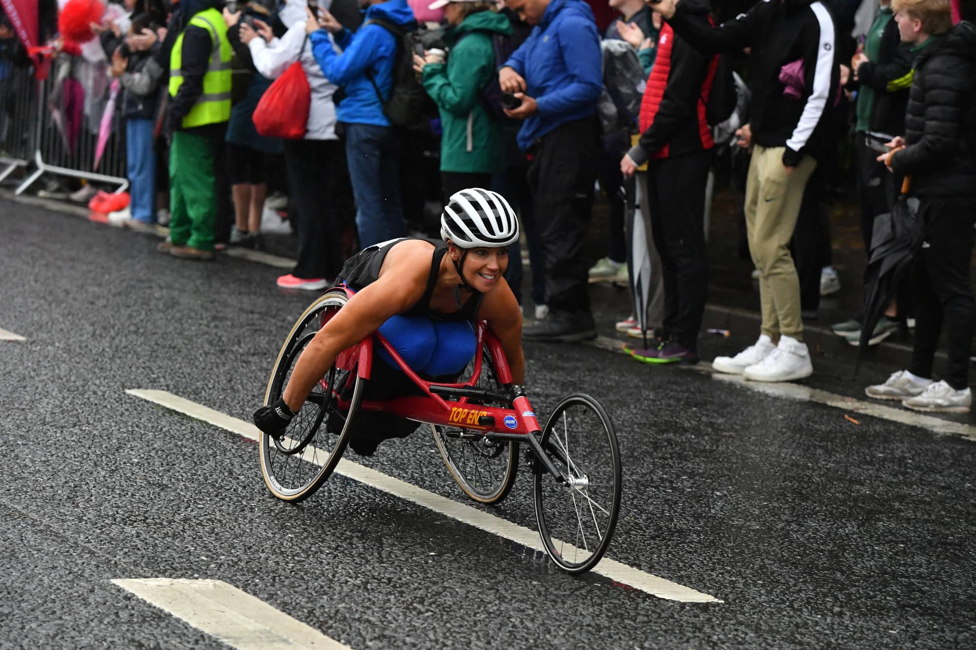 Jayne Bleakley Becomes First Lady to Win Mash Direct Belfast City Half Marathon Wheelchair Race