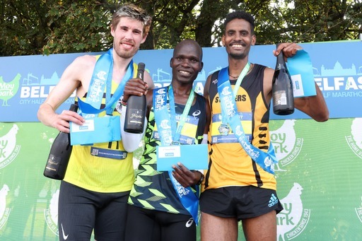 Victory for Barnaba Kipkoech at Moy Park Belfast City Half Marathon 2024