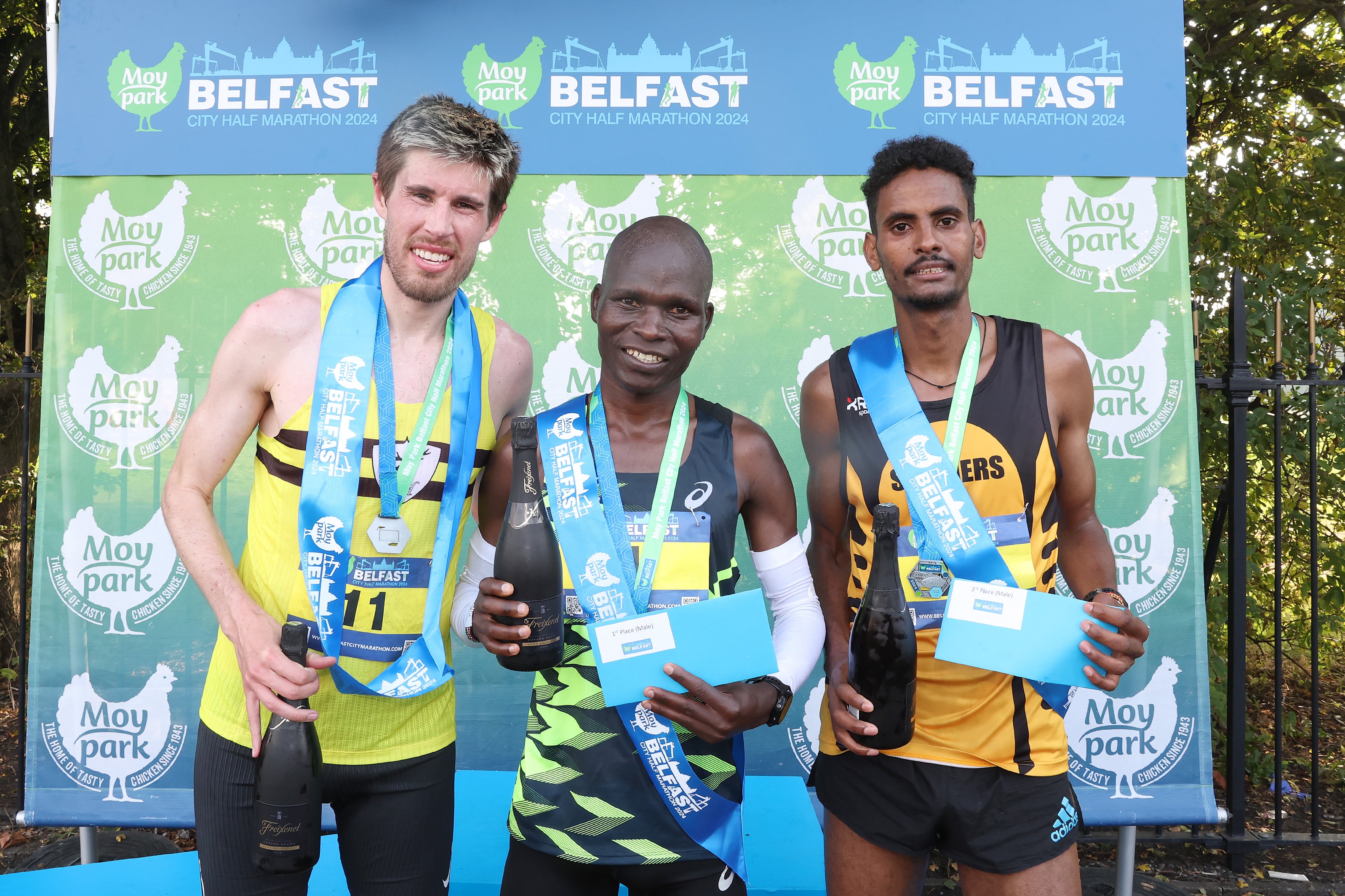 Victory for Barnaba Kipkoech at Moy Park Belfast City Half Marathon 2024