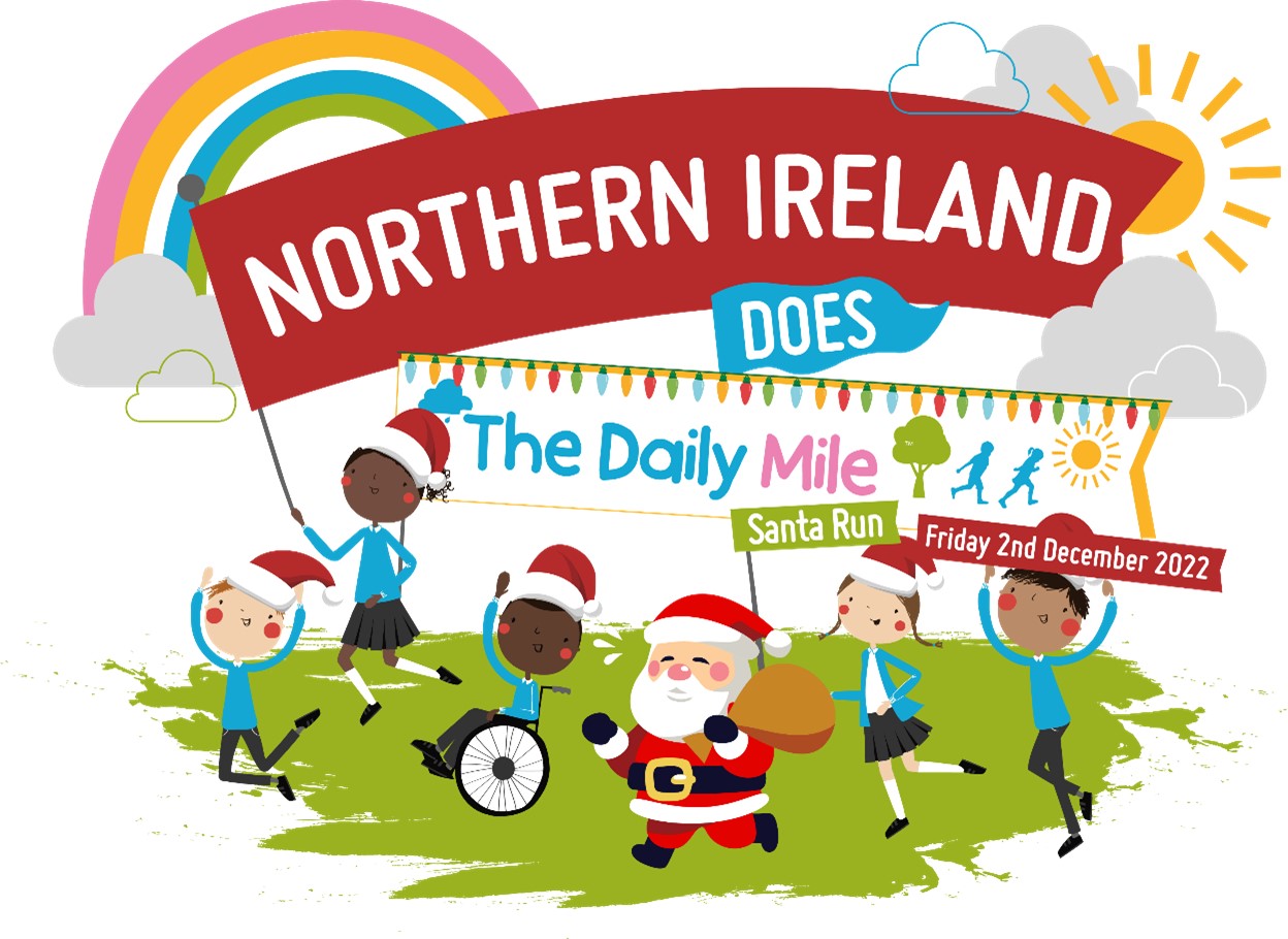 Northern Ireland Does The Daily Mile Santa Run!