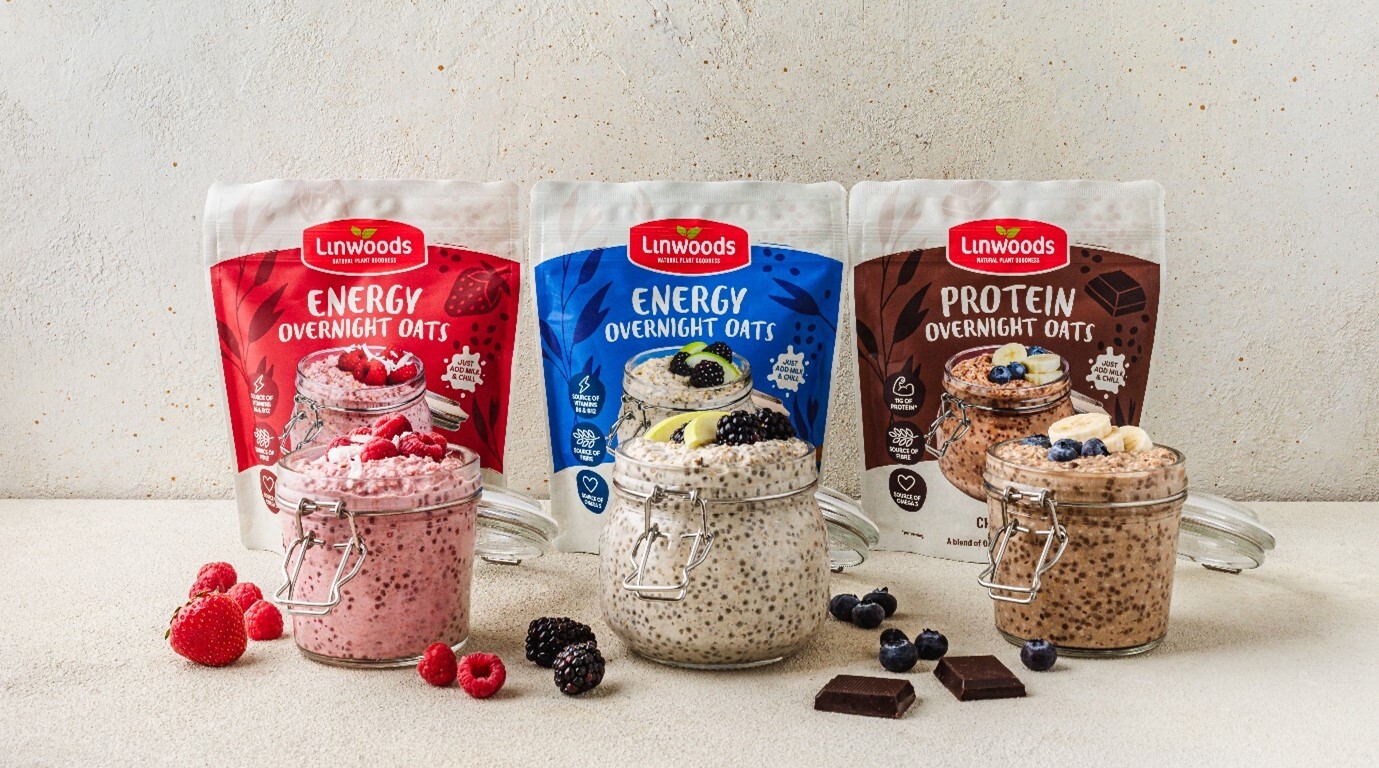 Great Days Start Here with Linwoods NEW Overnight Oats Range with Benefits!